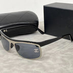 Chanel Sunglasses CC Narrow Rimless Shield UV400 Polarized