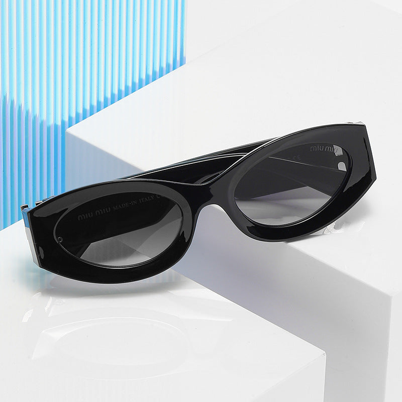 MIU MIU Retro Cat-Eye Polarized Sunglasses | Luxury UV400 Eyewear