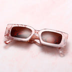 Versace Medusa Thick-Frame Rectangular Polarized Sunglasses
