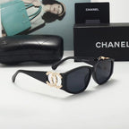 Chanel CC Pearl Cat-Eye Polarized Sunglasses