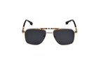 Burberry Check Double Bridge Square Polarized Sunglasses