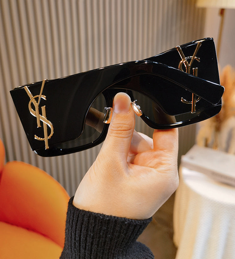 Yves Saint Laurent YSL Oversized Butterfly Polarized Sunglasses