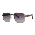 Gucci GG Rimless Square Polarized Sunglasses