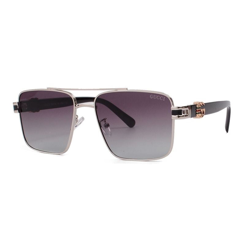 Gucci GG Rimless Square Polarized Sunglasses