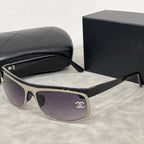 Chanel Sunglasses CC Narrow Rimless Shield UV400 Polarized