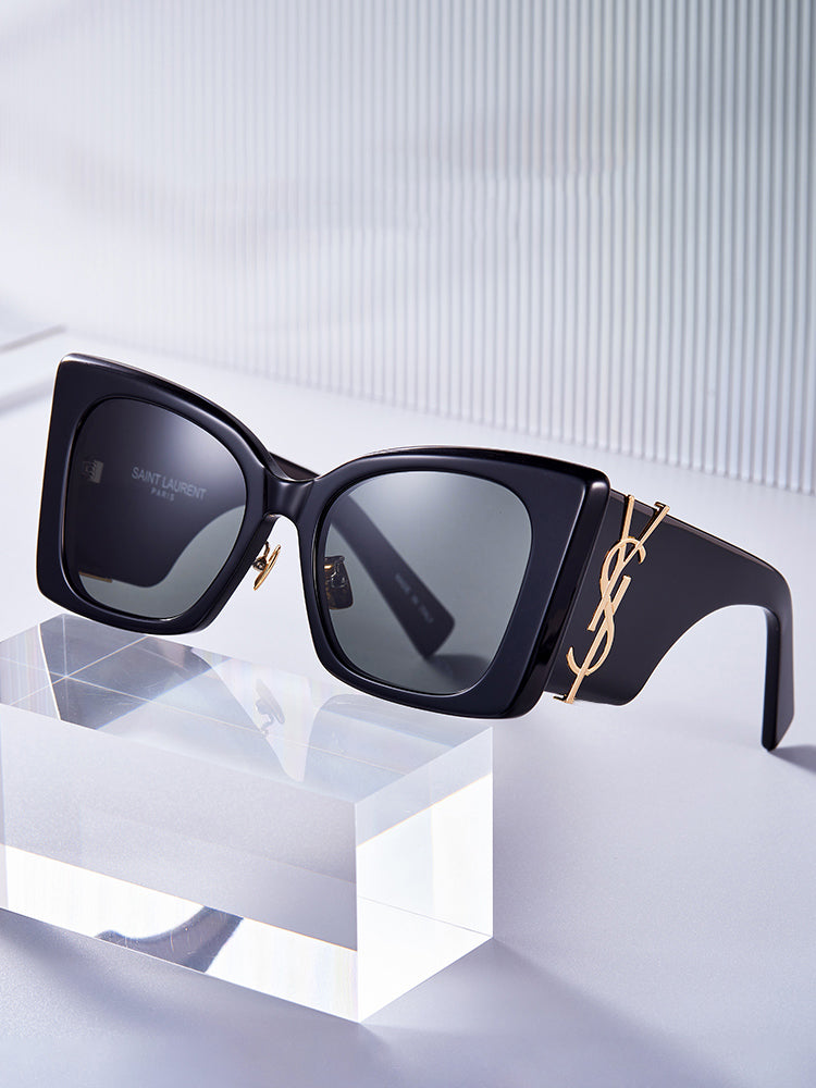 Yves Saint Laurent YSL Oversized Butterfly Polarized Sunglasses