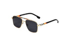 Burberry Check Double Bridge Square Polarized Sunglasses