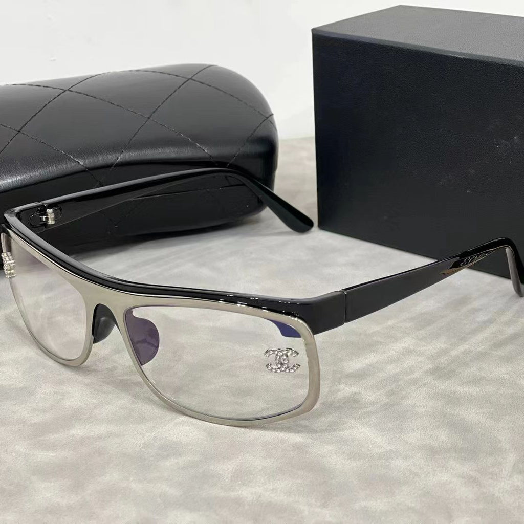Chanel Sunglasses CC Narrow Rimless Shield UV400 Polarized