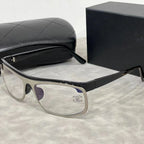 Chanel Sunglasses CC Narrow Rimless Shield UV400 Polarized