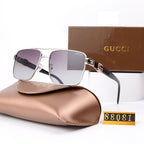 Gucci GG Rimless Square Polarized Sunglasses