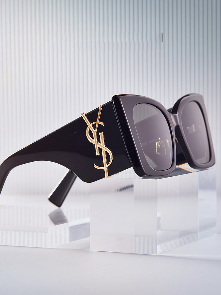 Yves Saint Laurent YSL Oversized Butterfly Polarized Sunglasses