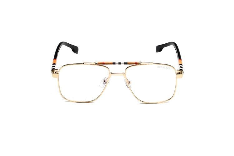 Burberry Check Double Bridge Square Polarized Sunglasses