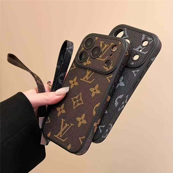 Louis Vuitton iPhone 18 Pro Case with Strap – Luxury Monogram Designer Cover