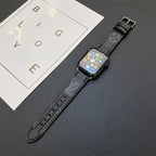 Luxury Louis Vuitton Apple Watch Band – Stitched Monogram Leather Strap