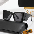 Saint Laurent Square Logo-Temple Polarized Sunglasses | UV400