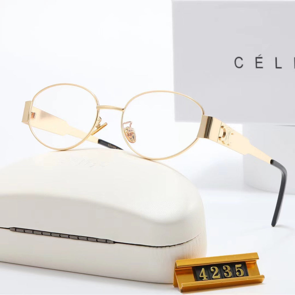 CELINE Round Metal Polarized Sunglasses | Luxury UV400 Eyewear