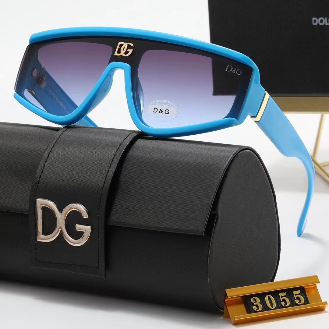 Dolce & Gabbana Oversized Shield Polarized Sunglasses | UV400