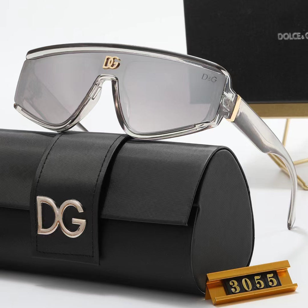 Dolce & Gabbana Oversized Shield Polarized Sunglasses | UV400