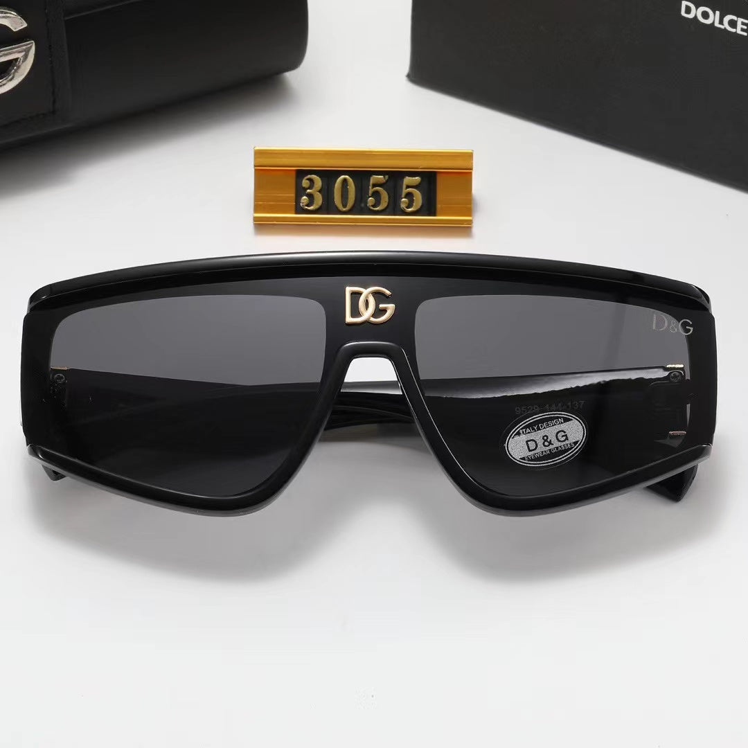 Dolce & Gabbana Oversized Shield Polarized Sunglasses | UV400