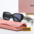 MIU MIU Square Logo-Temple Polarized Sunglasses | Luxury UV400