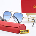 Cartier Round Metal Polarized Sunglasses | Luxury UV400 Eyewear