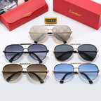 Cartier Round Metal Polarized Sunglasses | Luxury UV400 Eyewear