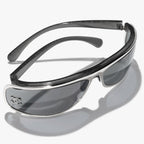 Chanel Sunglasses CC Narrow Rimless Shield UV400 Polarized