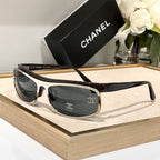 Chanel Sunglasses CC Narrow Rimless Shield UV400 Polarized