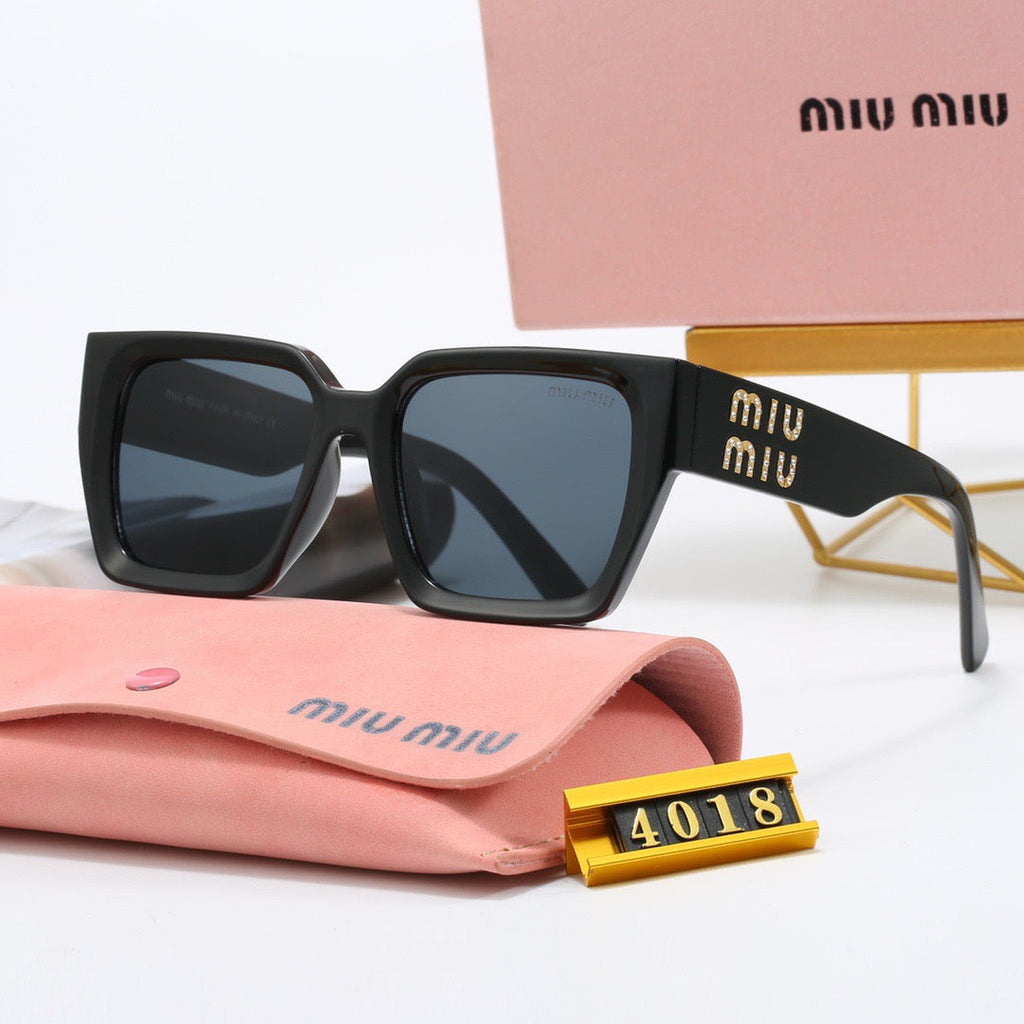 MIU MIU Oversized Square Polarized Sunglasses | Luxury UV400 Eyewear