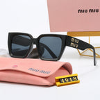 MIU MIU Oversized Square Polarized Sunglasses | Luxury UV400 Eyewear