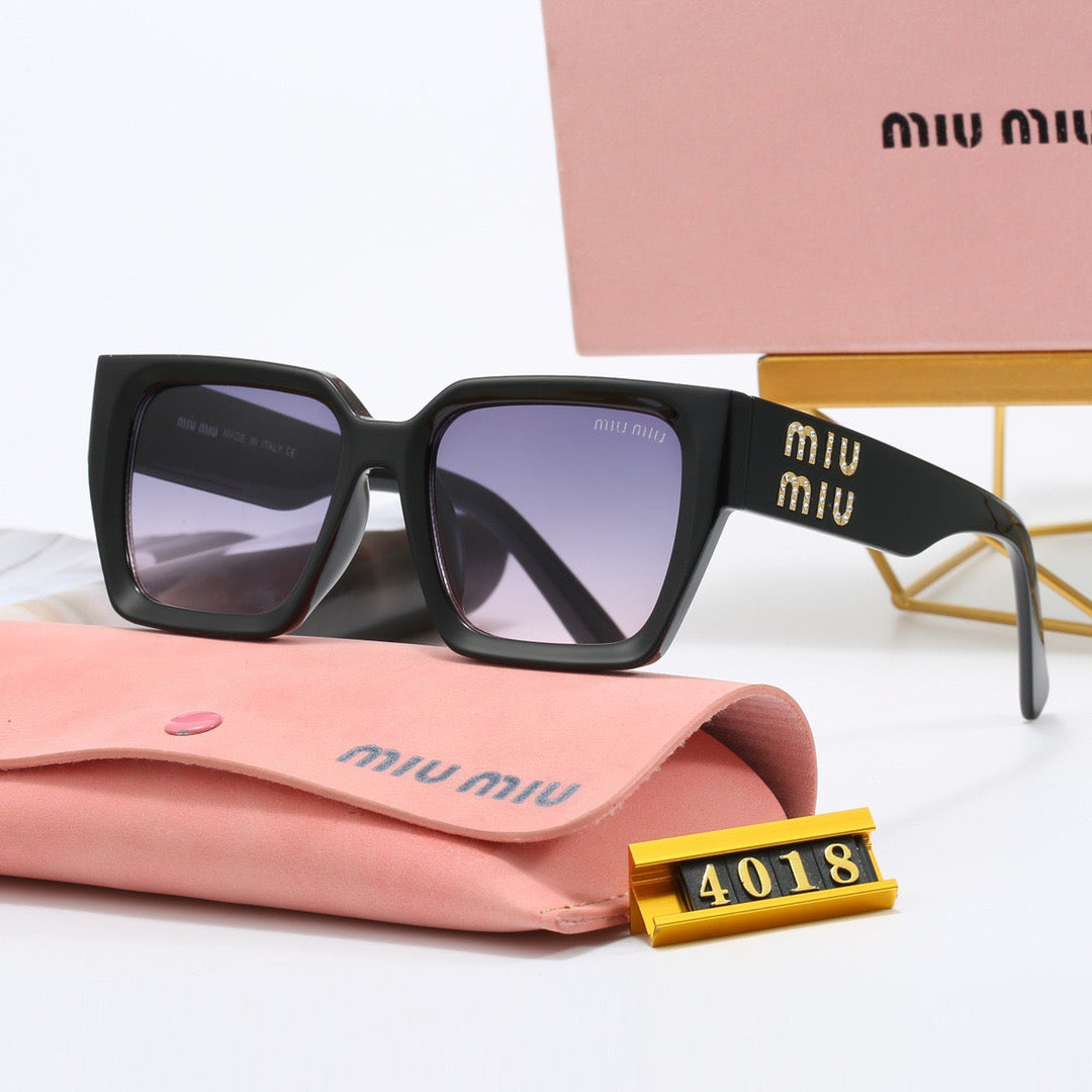 MIU MIU Oversized Square Polarized Sunglasses | Luxury UV400 Eyewear