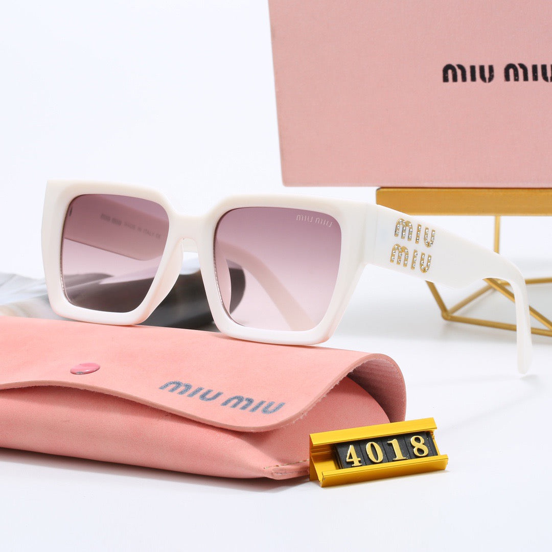 MIU MIU Oversized Square Polarized Sunglasses | Luxury UV400 Eyewear