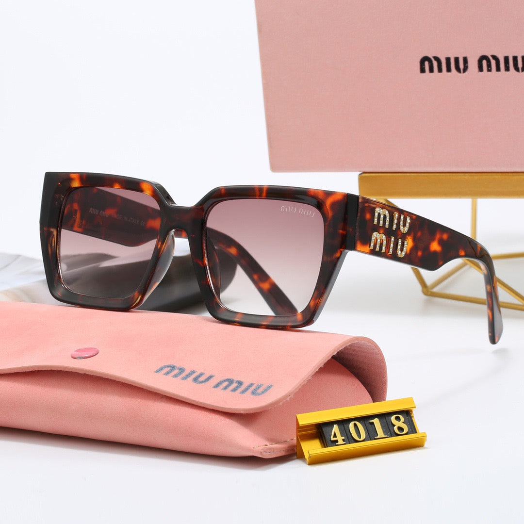 MIU MIU Oversized Square Polarized Sunglasses | Luxury UV400 Eyewear