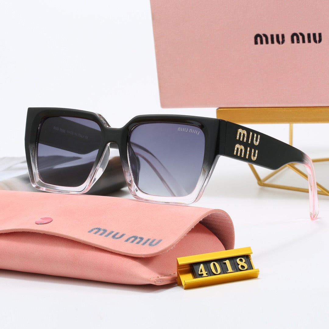 MIU MIU Oversized Square Polarized Sunglasses | Luxury UV400 Eyewear