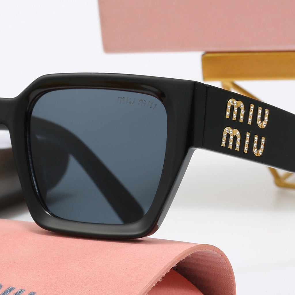 MIU MIU Oversized Square Polarized Sunglasses | Luxury UV400 Eyewear