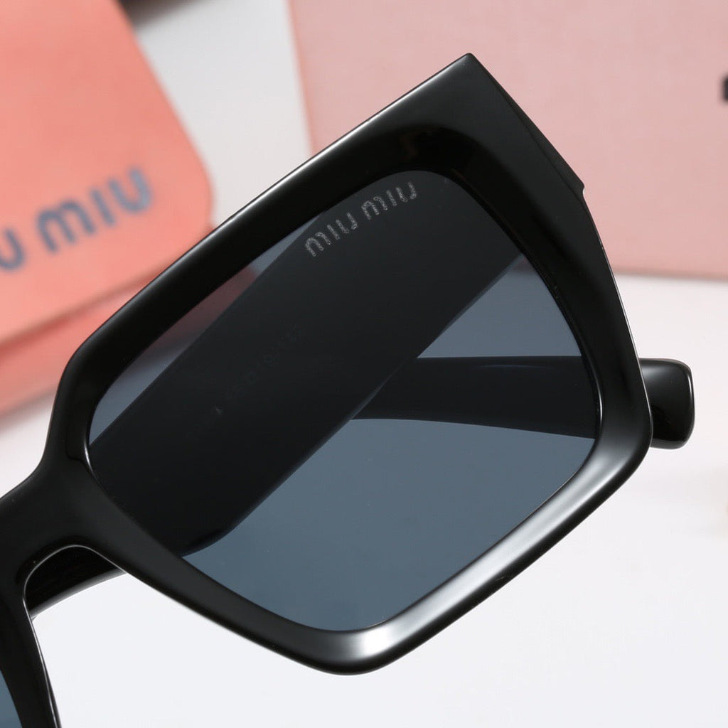 MIU MIU Oversized Square Polarized Sunglasses | Luxury UV400 Eyewear