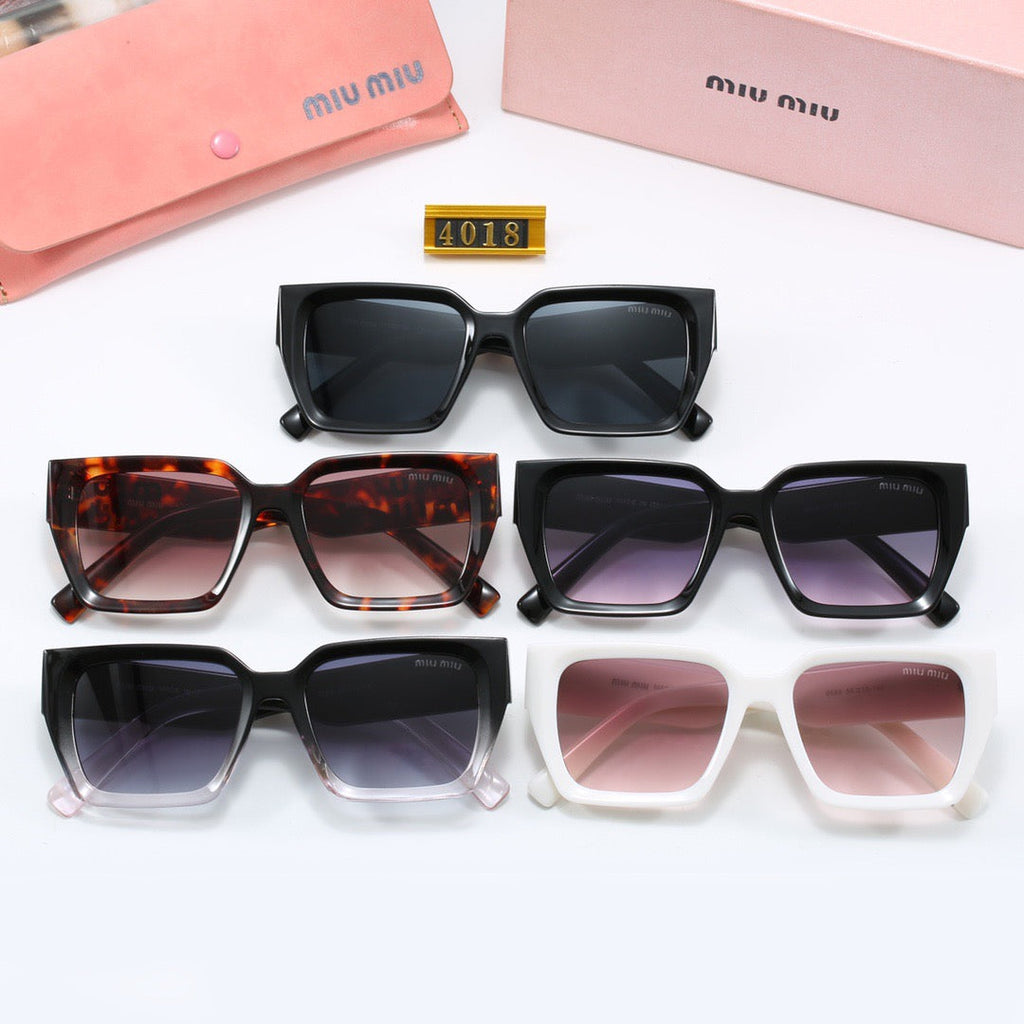 MIU MIU Oversized Square Polarized Sunglasses | Luxury UV400 Eyewear