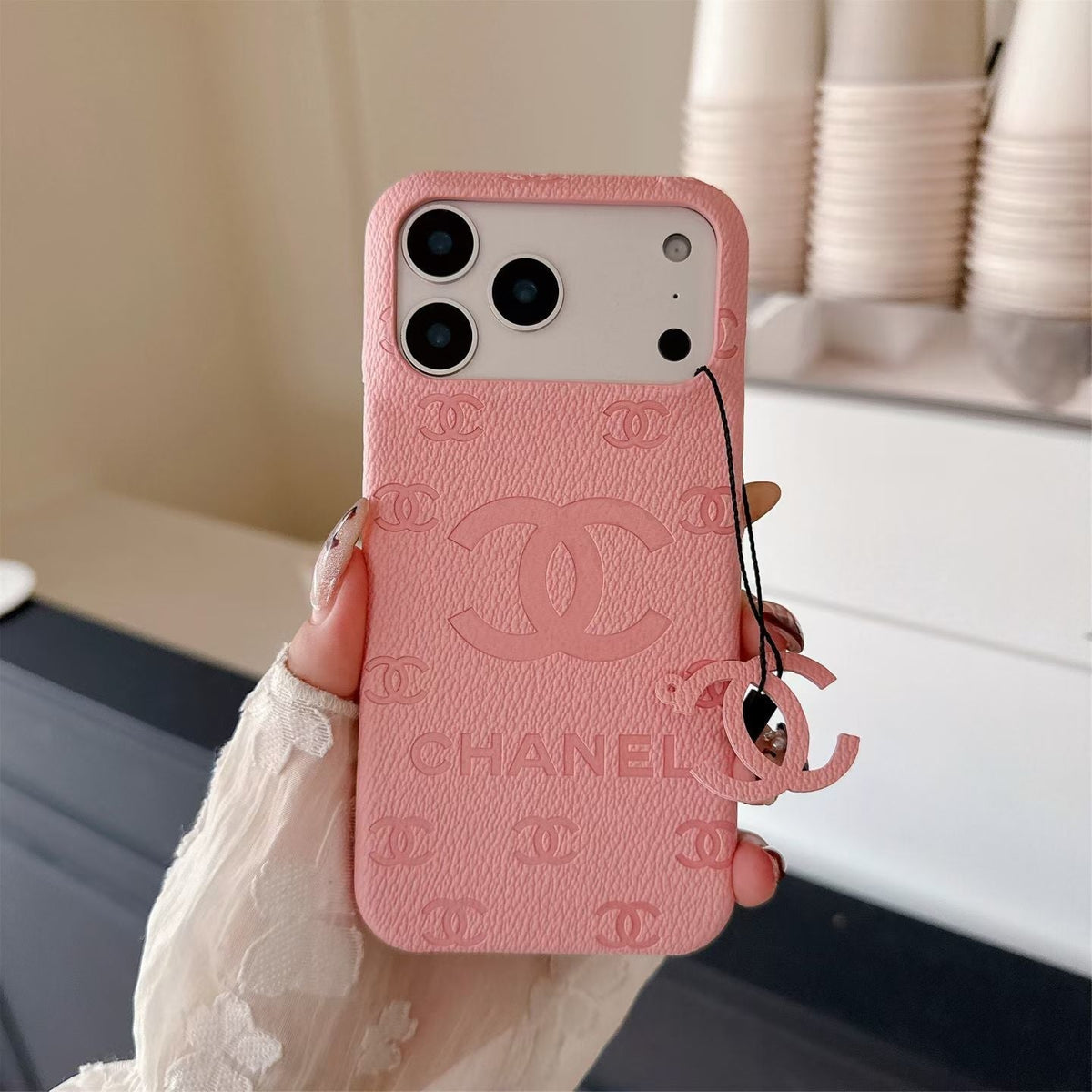 Luxury Chanel iPhone 18 Pro Max Case – Designer CC Quilted Phone Cover