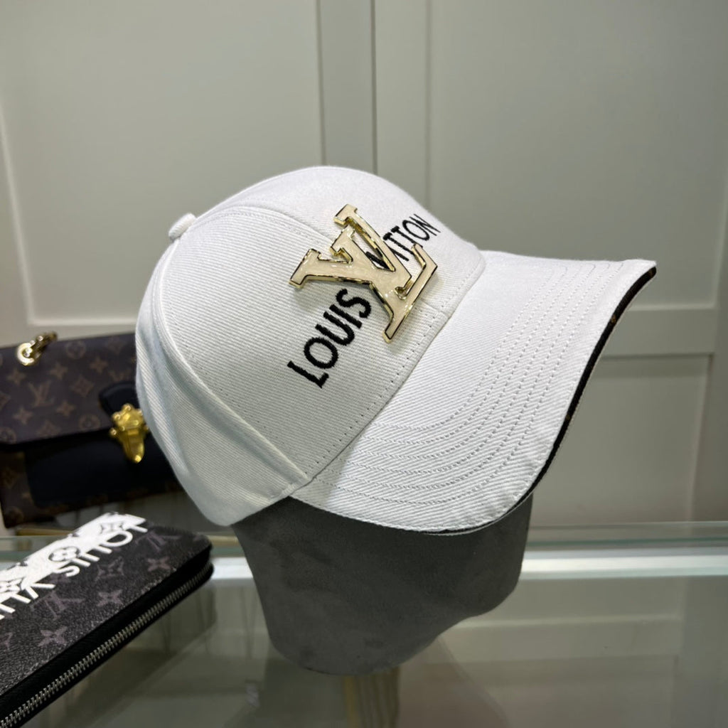 Luxury Louis Vuitton Baseball Cap for Men & Women Metal Logo