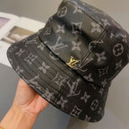 Louis Vuitton Monogram Leather Bucket Hat | Luxury Designer LV Hat