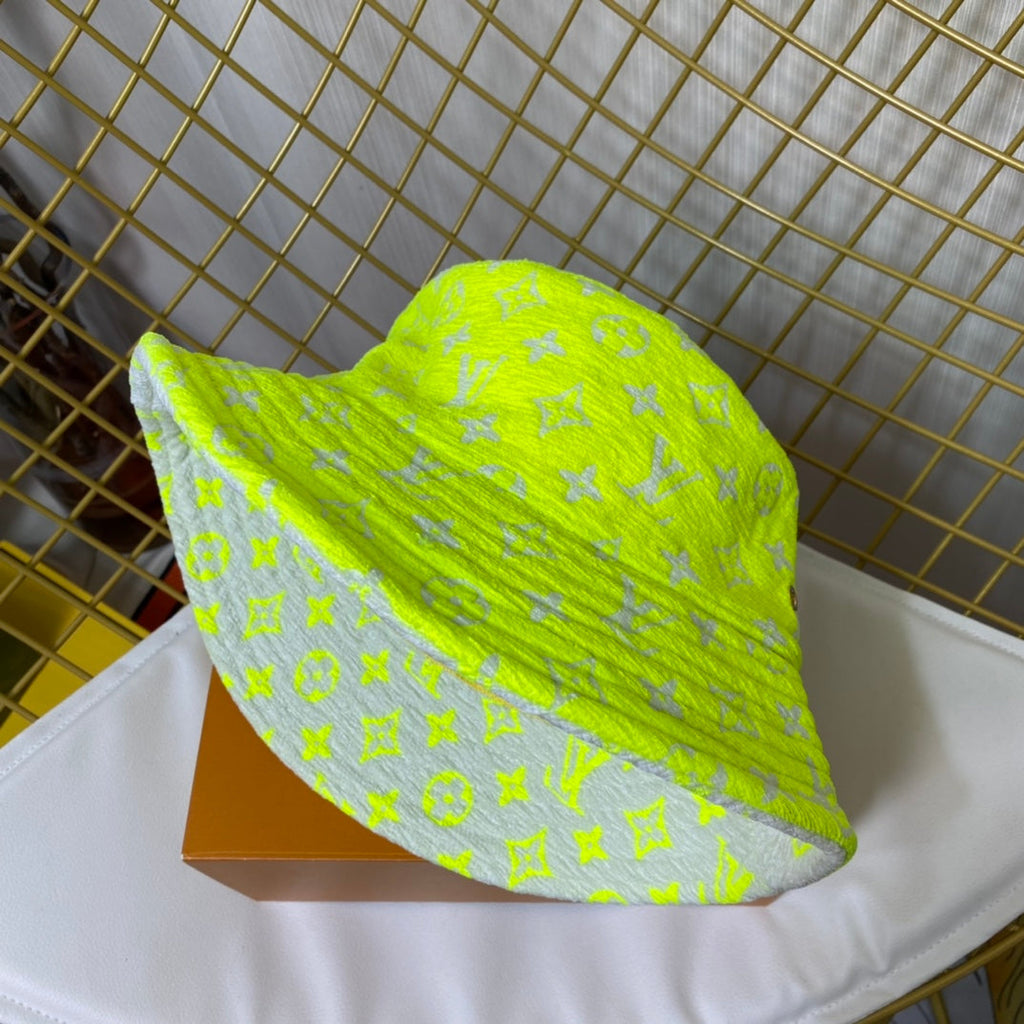 Luxury Louis Vuitton Monogram Bucket Hat for Men & Women