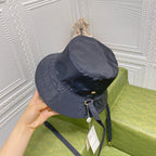 Gucci GG Monogram Double-Sided Strap Bucket Hat