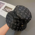 Louis Vuitton Monogram Leather Bucket Hat | Luxury Designer LV Hat