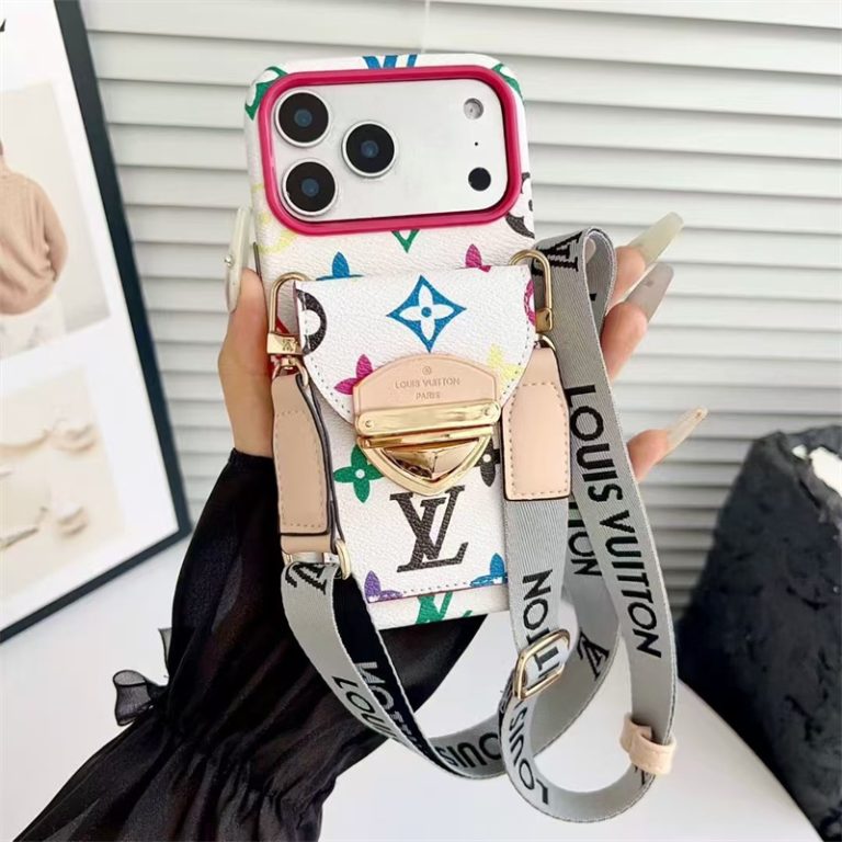 Louis Vuitton iPhone 17 Pro Max Case With Strap – Luxury Designer Crossbody Cover
