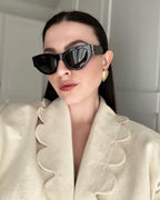MIU MIU Sculpted Cat-Eye Polarized Sunglasses | Luxury UV400