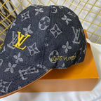 Louis Vuitton Embroidered Denim Baseball Cap