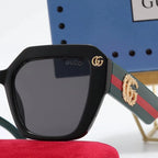 Striped Frame Vintage Sunglasses