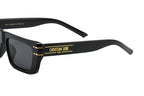 Louis Vuitton Narrow Rectangular Monogram Polarized Sunglasses | UV400
