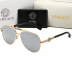 Double Bridge Polarized Aviator Sunglasses