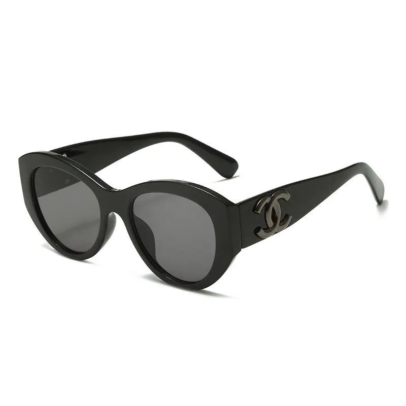 Chanel CC Rounded-Square Polarized Sunglasses